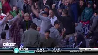 Chris Lynn 5 sixes in over=