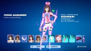 Сколько очков нужно, чтобы получить скин KizunaAi в Fortnite? (Кубок KizunaAi)
