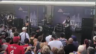 The Fab 4 on the rooftop at Coors Field