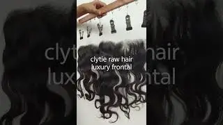 clytie raw hair luxury 13x4 frontal hair one donnor hair