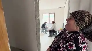 Anam evi gezdi!!!Alim'in asma tavanı🏠yan yattı🤷‍♂️tarlaya kostuk #evyapımı #ev #gündem #çaycuma
