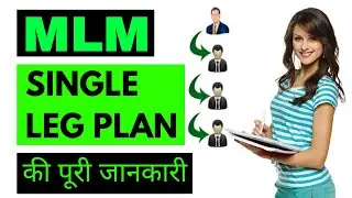 Single Leg MLM Plan ki Puri Jankari | Details of Single Leg MLM Plan |