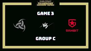TEAM VIKINGS VS GAMBIT ESPORTS GAME 3 || VALORANT CHAMPIONS 2021