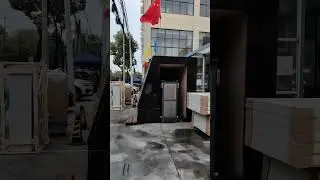 Loading day! Ship two 40HQ container cold storage panels to the customer
