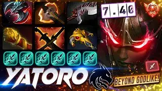 [7.40] Yatoro Phantom Assassin Beyond Godlike - Dota 2 Pro Gameplay [Watch & Learn]