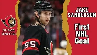 Jake Sanderson #85 (Ottawa Senators) first NHL goal Nov 23, 2022