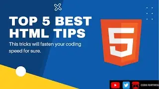 Top 5 best tricks to fasten your HTML writing skill (FOR SURE)