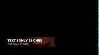 VIDDYOZE polygon lower third alpha