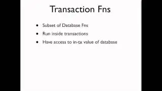 Datomic Database Functions