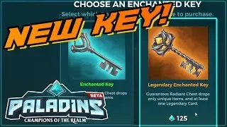 PALADINS LEGENDARY ENCHANTED KEY GUARANTEE NEW LEGENDARY CARD FROM ENCHANT CHESTS OB55