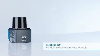 Outdoor measurement data example (picoScan100 )