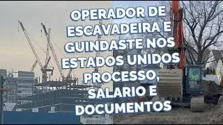 QUANTO GANHA UM OPERADOR DE EXCAVADEIRA E GUINDASTE NOS ESTADOS UNIDOS