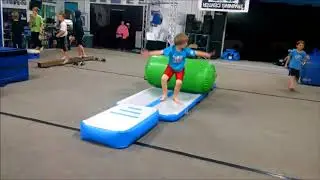 My new Airtrack gymnastics tumbling mat from Amazon. Air Track gym AK Sport AKSPORT