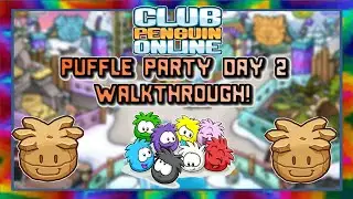 Club Penguin Online- Puffle Party Day 2 Walkthrough!