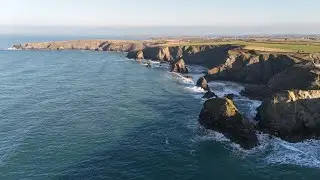Bedruthern Steps, North Cornwall 4K