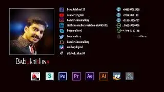 Graphic Design portfolio showreel 2020 _BABUKRISHNA