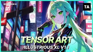 Tensor AI Tutorial: Generate images with Illustrious XL v1.1