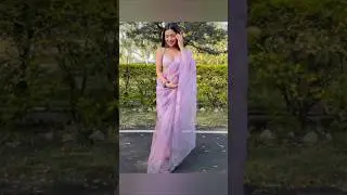 saree🌸 #shorts #trending #meesho #aestheticsaree #farewellsaree #designersarees #partywearsaree