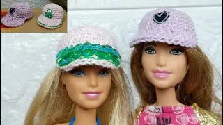 CROCHET BARBIE CAP Simple and Easy || Cara Membuat Crochet Topi Barbie Mudah dan Cepat