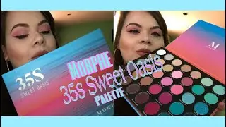 Morphe 35S Sweet Oasis Palette| Swatches & Testing!