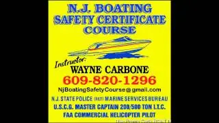 N.J. Boating Safety Certificate
