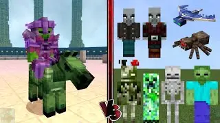 Zombie Horse (new update) vs ALL MOBS