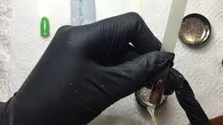Chrome por használata színes alapokon/ Crome Nails