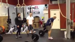 Front squats - ghd sit ups WOD @ CrossFit Akron