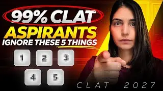 Top 5 CLAT 2027 Preparation Mistakes MOST Aspirants Make - Don&rsquo;t Be One of Them!