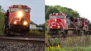 5 Trains on the CN Halton Sub