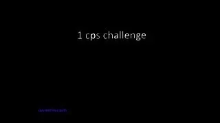 1 cps challenge