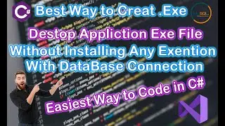 How to  create Exe file in C# Visual Studio