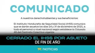 Cerrado el IHSS por asueto de fin de año