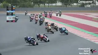 ❗Somkiat Chantra Vs Celestino Vietti❗Race Moto2 Indonesian Mandalika Grand Prix #IndonesianGP 2024