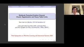 Multiscale Perturbed Gradient Descent: Chaotic Regularization and Heavy-Tailed Limits