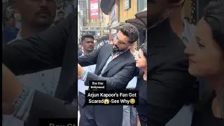 Arjun kapoor&rsquo;s fun moment with his fan😅#bollywood #bollywoodkhabar #love #bollywoodactor #shortvideo