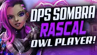 RASCAL CARRY SOMBRA AND TRACER VS SPACE #1 TANK! [ OVERWATCH SEASON 23 TOP 500 ]