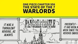 One Piece Chapter 956 Live Reaction| The State of The 7 Warlords