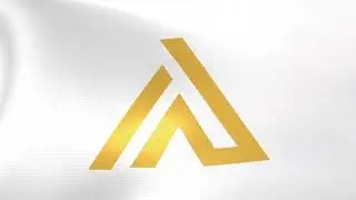 Flag of Apollo Currency (APL) logo waving in the wind - Crypto Flag logo animation