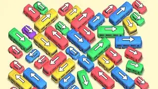 Bus crazy Traffic Jam Puzzle Level 56 Solution Walkthrough