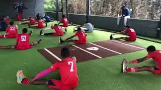 EL RUMY 🇻🇪1️⃣5️⃣Jp Muy Buena El Streching Del Pro Trainer Luis Giménez (Balita ) 🇩🇴​⁠@MLB