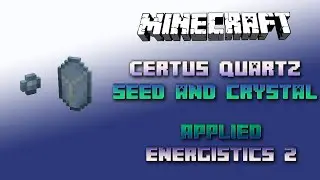 Certus Quartz Seed 📀 Certus Quartz Crystal 📀 Minecraft Applied Energistics Tutorial 📀 Deutsch