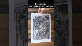 realistic pencil drawing| allu arjun portrait drawing| pencil drawing realistic| art reveal trend