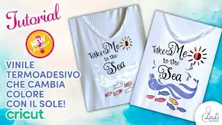 Vinile termoadesivo cricut che cambia colore con i raggi UV