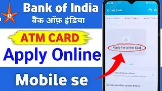 Bank of india New atm card apply online | How To Apply Online  New Debit Card Bank Of India | BOI