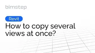 How to copy several views at once in Revit?