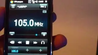Интерфейс радиоприемника в Samsung GT-I8000