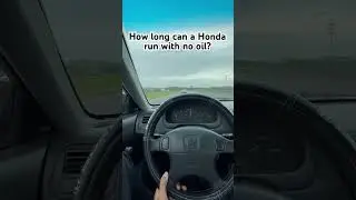 Driving a Honda civic with no oil for a few days. D series D16 D15