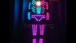 2017 new  DMX512 Programmable LED Dance Costumes