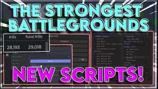 NEW The Strongest Battlegrounds Script Hack  Kill Aura + Auto Block  AUTOFARM  PASTEBIN 2025